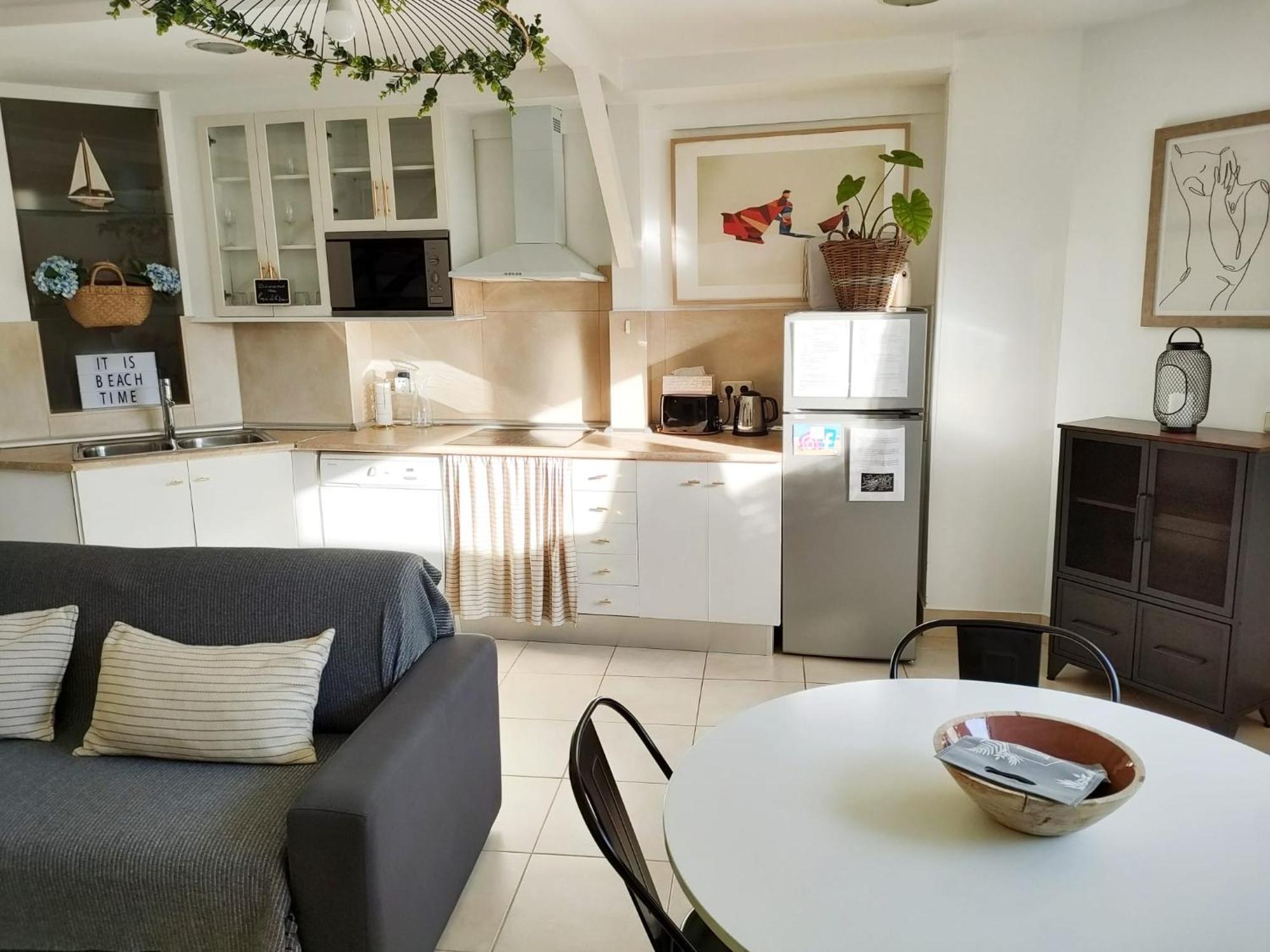 Bel Appartement Baie Plage - Wifi - Parking - Draps Et Serviettes 昂代 外观 照片
